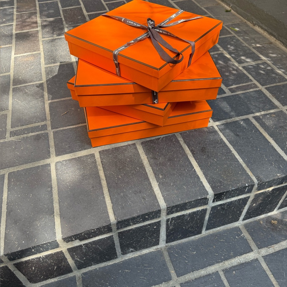 Hermès Gift Box Set - Two Large, Two Small